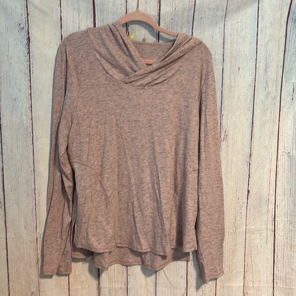 NWT Zella Waffle Pullover Hoodie